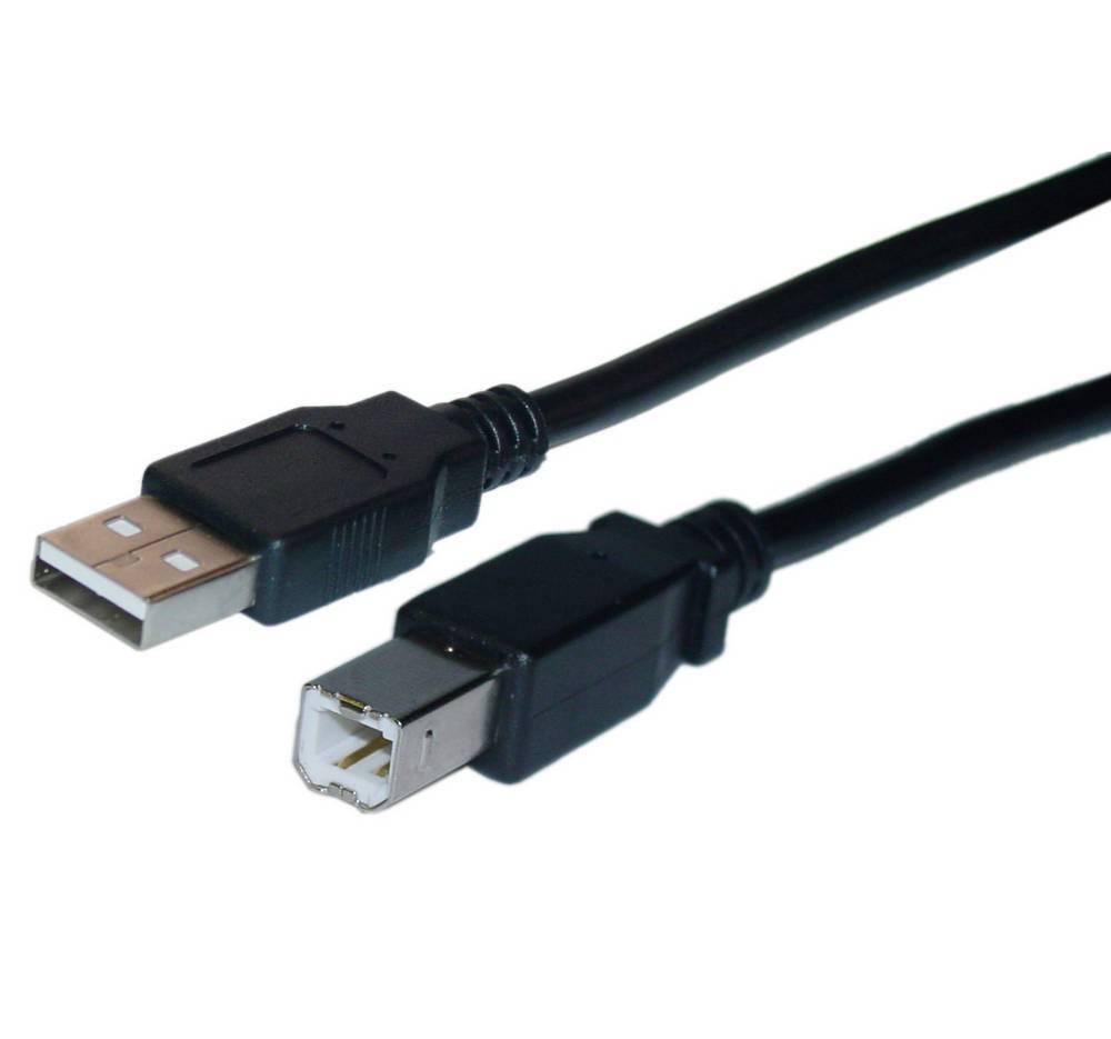 Καλώδιο Σύνδεσης Jasper USB A Αρσενικό σε B Αρσενικό 1m Μαύρο