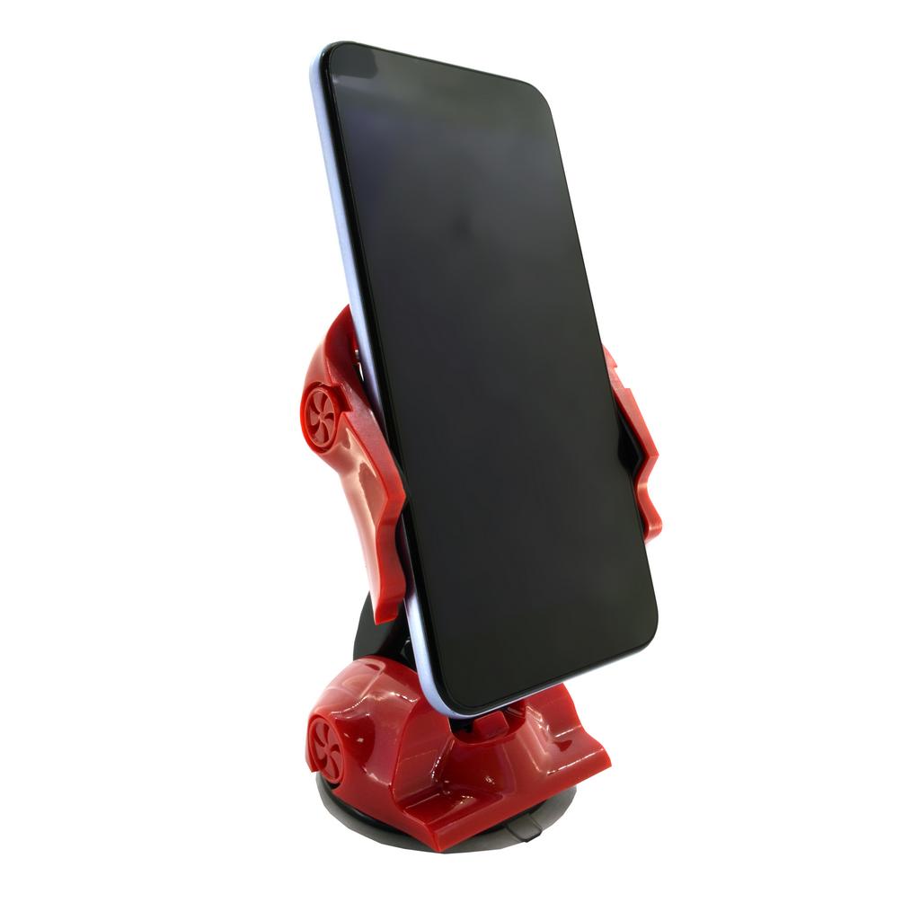 Βάση Στήριξης Αυτοκινήτου 360° Universal Car Κόκκινο-Μαύρο για Smartphone 3” έως 6” Ίντσες