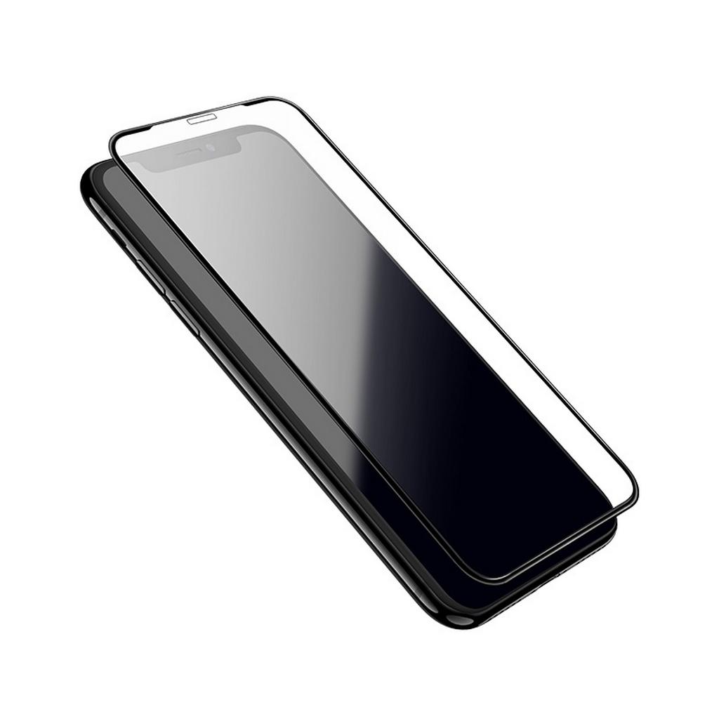 Tempered Glass Hoco 0.33mm Flash Attach Full Silk Screen HD για Apple iPhone11/ iPhone XR Μαύρο