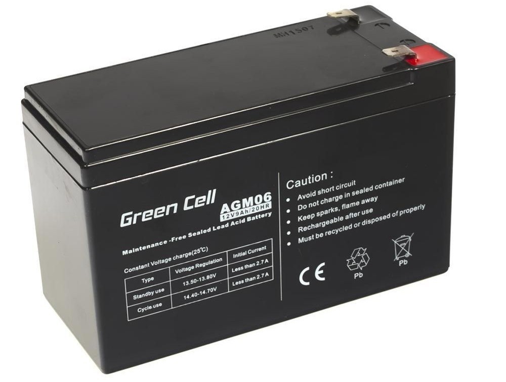 Μπαταρία για UPS Green Cell AGM06 για AGM VRLA 12V 9Ah