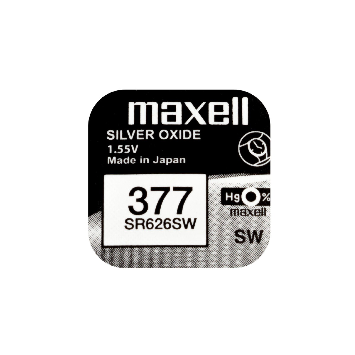 Buttoncell Maxell 377-376 SR626SW SR626W SR66 LR626 Τεμ. 1