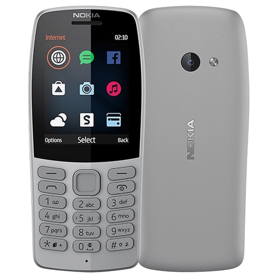 Nokia 210 (2019) 4th Edition Dual Sim 2.4″ Γκρι GR
