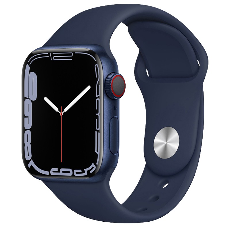 Watchband Hoco WA01 Flexible 38/40/41mm για Apple Watch series 1/2/3/4/5/6/7/8/SE Deep Blue Silicone Band