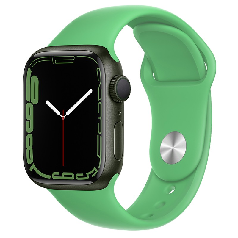Watchband Hoco WA01 Flexible 42/44/45/49mm για Apple Watch series 1/2/3/4/5/6/7/8/SE/Ultra Bright Green Silicone Band