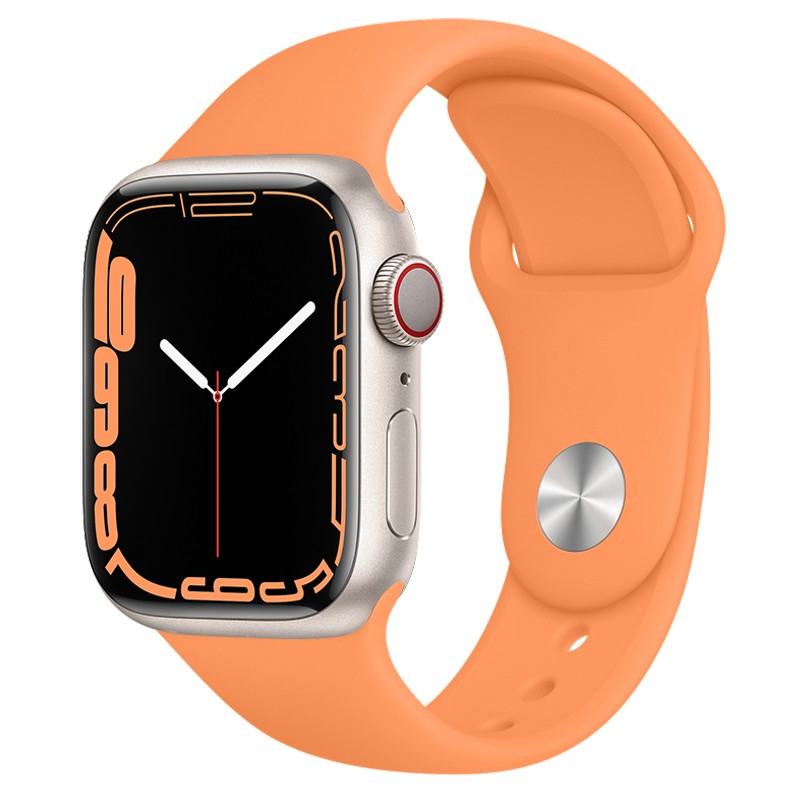Watchband Hoco WA01 Flexible 38/40/41mm για Apple Watch series 1/2/3/4/5/6/7/8/SE Calendula Silicone Band