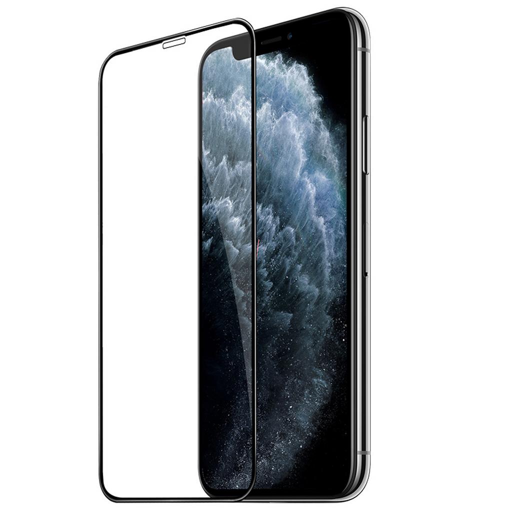 Tempered Glass Hoco G5 0.33mm Full Silk Screen HD 2.5D για Apple iPhone XS Max / 11 Pro Max Μαύρο Σετ 10 τμχ.
