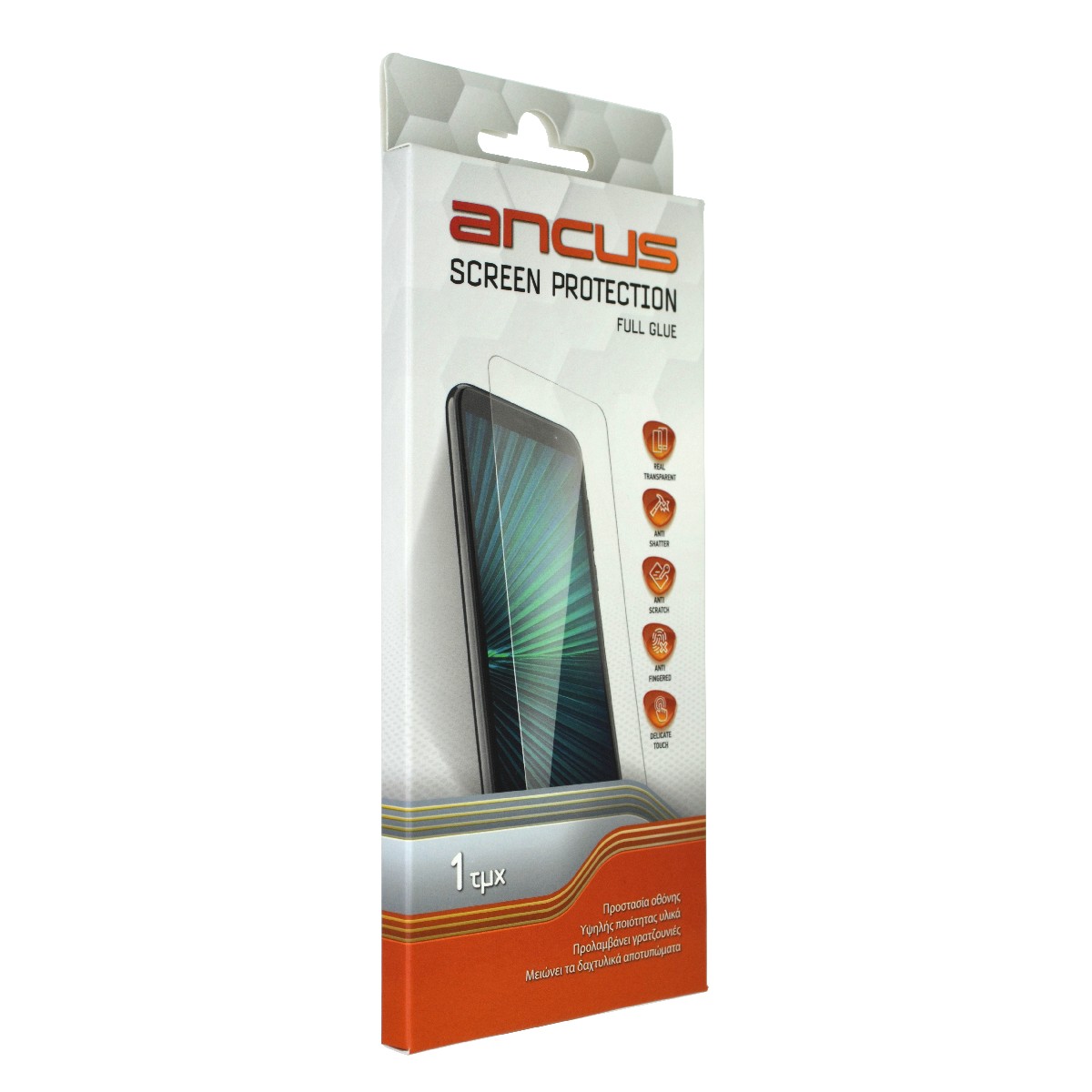 Tempered Glass Ancus 9H 0.33 mm για Xiaomi Poco X5  Redmi Note 12 4G Note 12 5G Full Glue