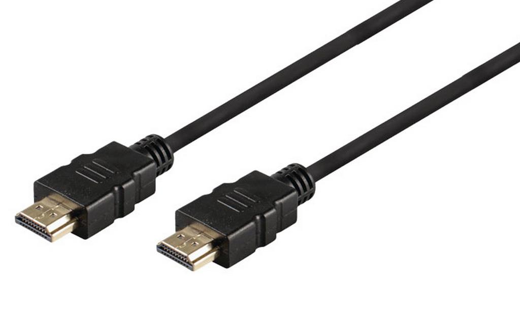Καλώδιο σύνδεσης Jasper HDMI 1.4 A Αρσενικό σε A Αρσενικό Gold Plated CCS 5m Μαύρο