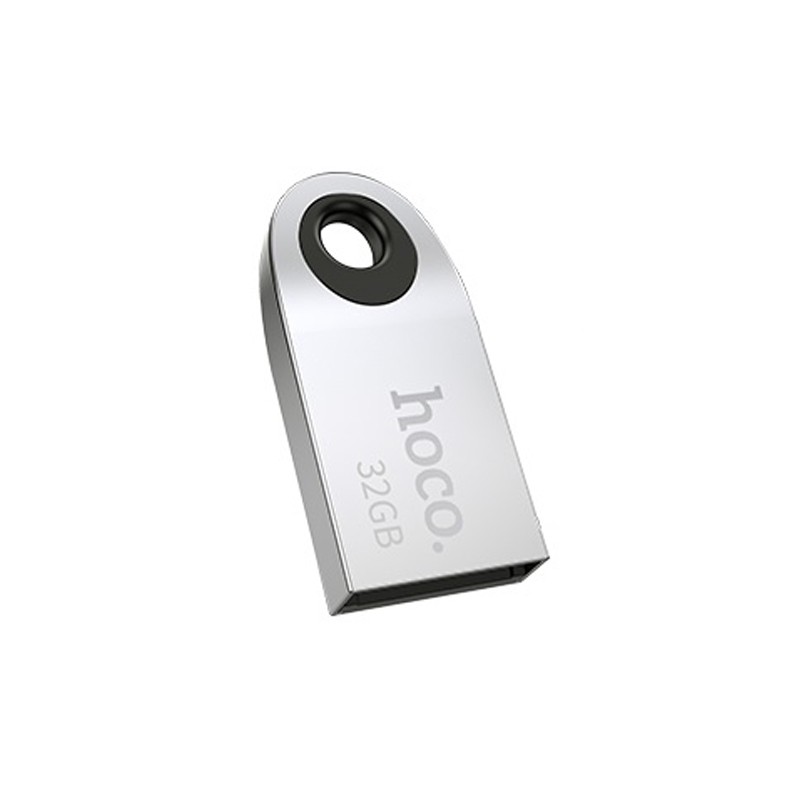 Flash Drive Hoco UD9 Insightful 32GB USB 2.0 Mini Size Ασημί