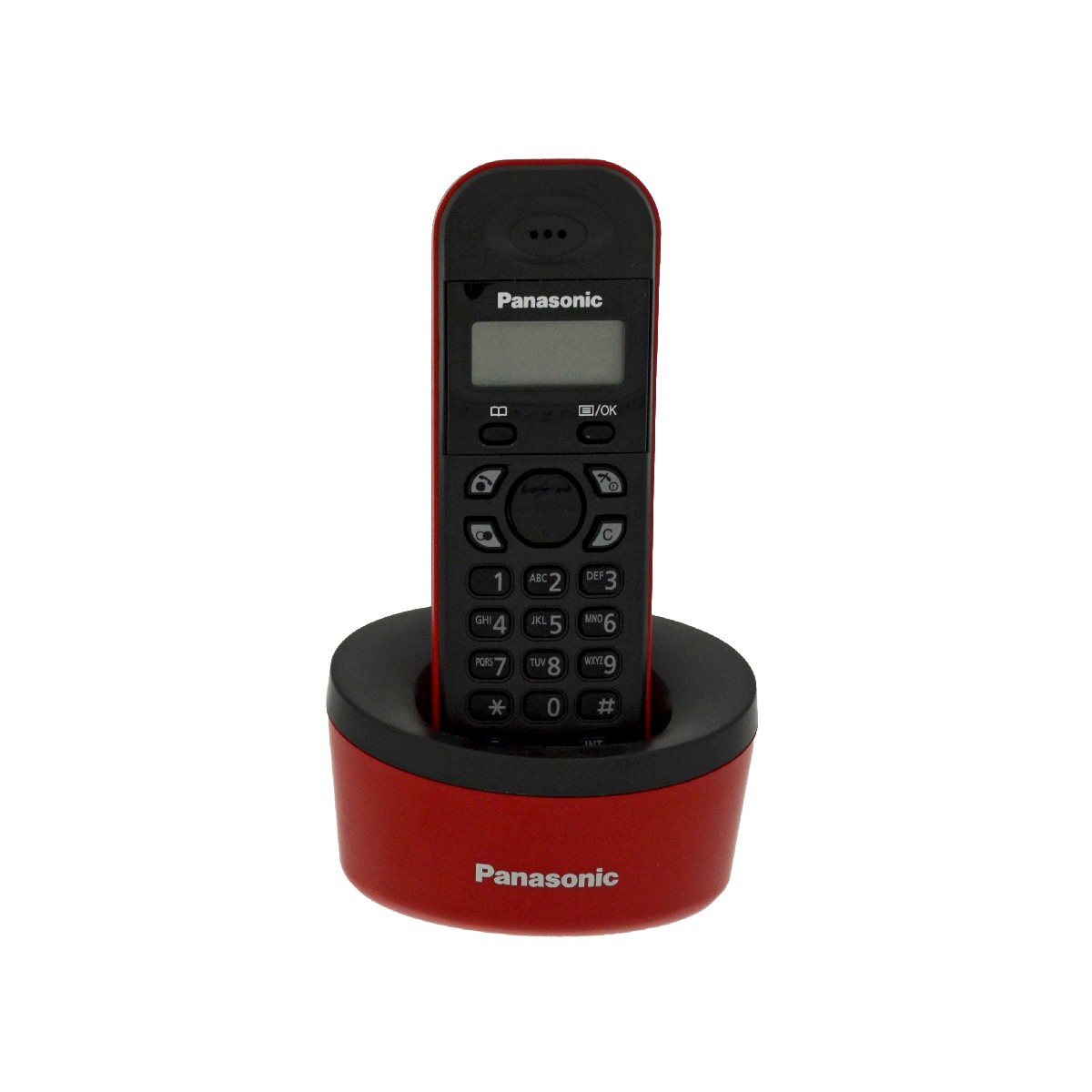 Refurbished (Εκθεσιακό) Ασύρματο Ψηφιακό Τηλέφωνο Panasonic KX-TG1311GRR Κόκκινο με 9 Πλήκτρα Ταχείας Κλήσης