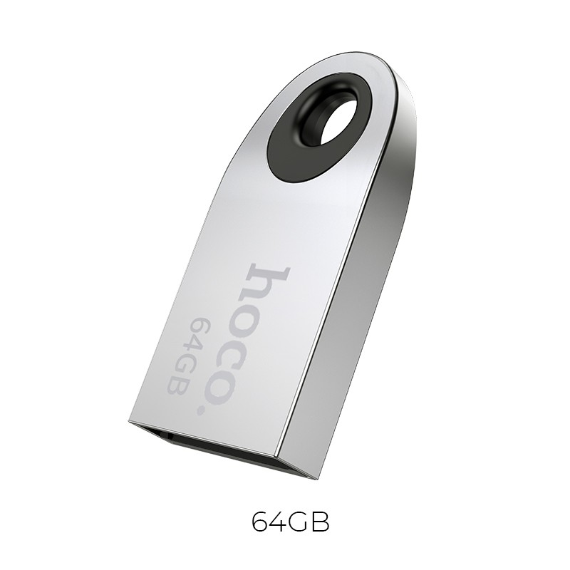 Flash Drive Hoco UD9 Insightful 64GB USB 2.0 Mini Size Ασημί