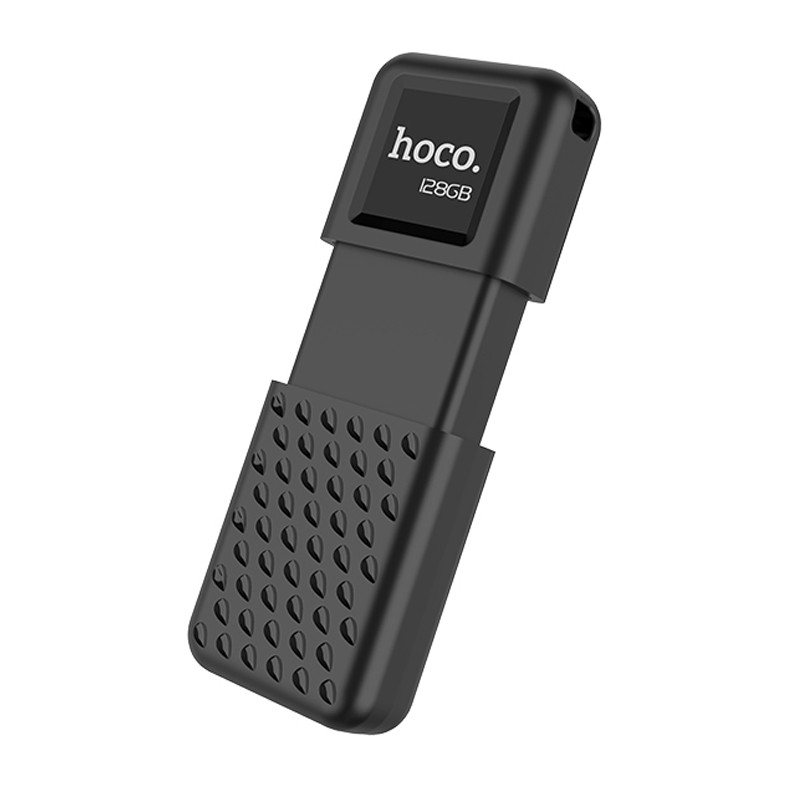 Flash Drive Hoco UD6 Intelligent 128GB USB 2.0 Zinc Alloy Μαύρο