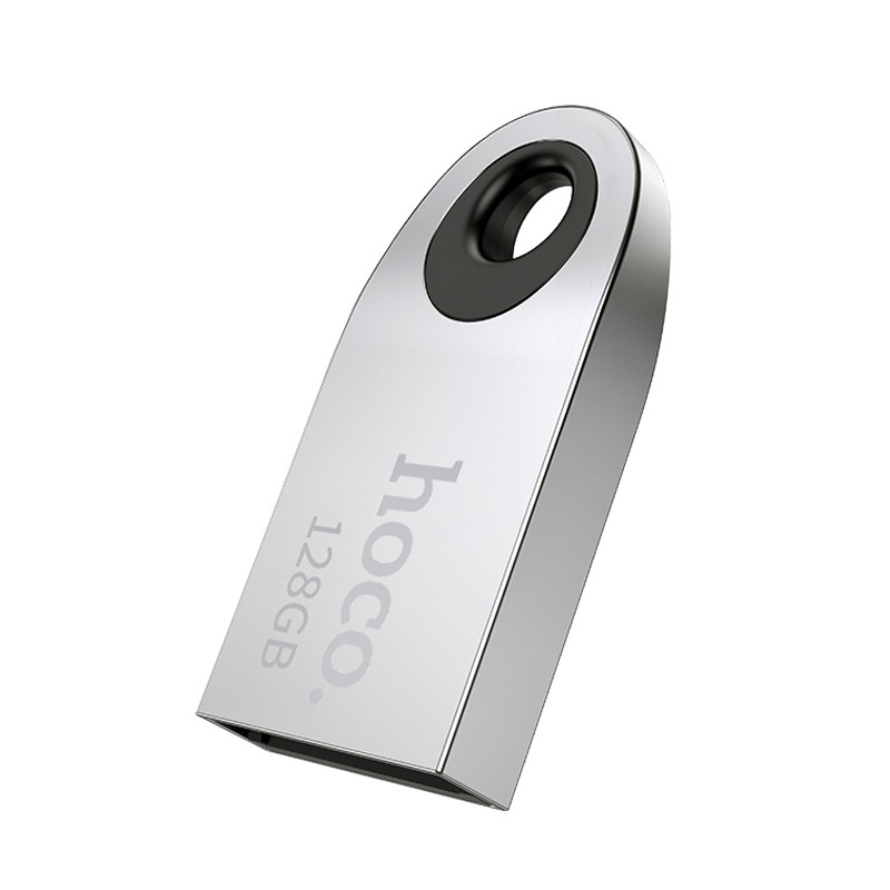 Flash Drive Hoco UD9 Insightful 128GB USB 2.0 Mini Size Ασημί