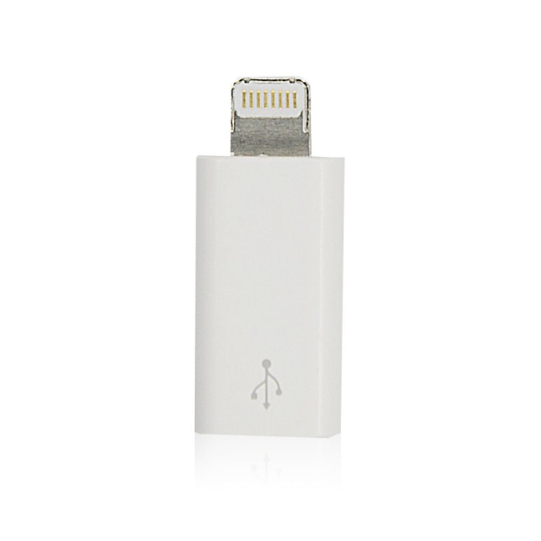 ADAPTER MICRO USB TO LIGHTNING white