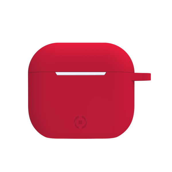 CELLY AIRPODS 3 SILICONE PROTECTIVE CASE red
