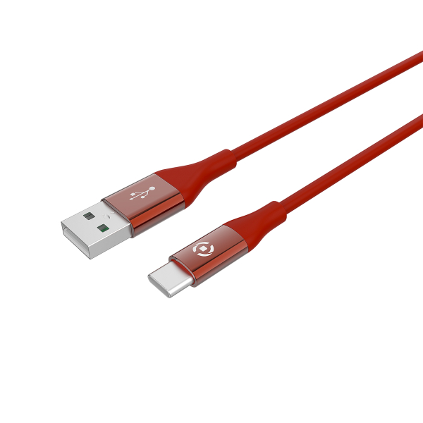 CELLY DATA CABLE TYPE C 3A 1m red
