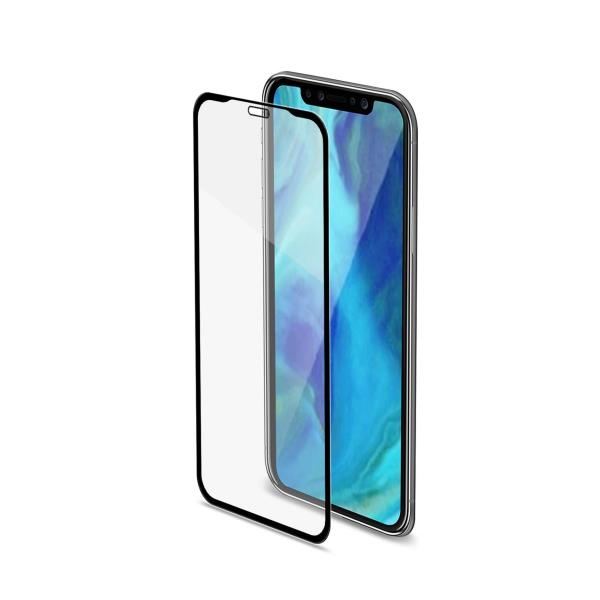 CELLY FULL FRAME TEMPERED GLASS IPHONE XS MAX black
