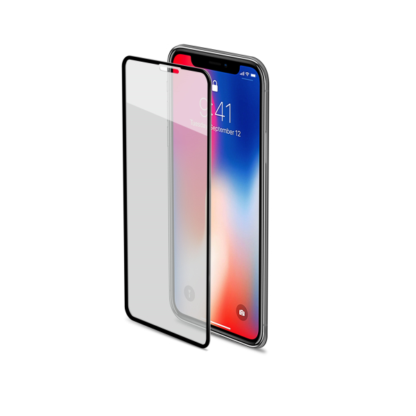 CELLY FULL FRAME TEMPERED GLASS IPHONE X / XS black