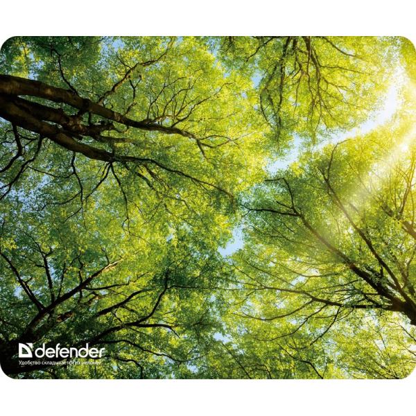 DEFENDER MOUSEPAD SILK NATURE 230x190x1.6mm (FOREST)