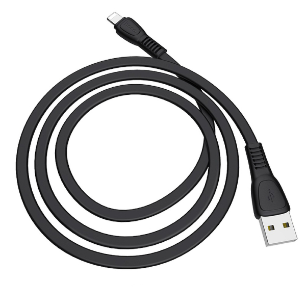 HOCO NOAH USB TO LIGHTNING DATA CABLE 1m SPEED X40 black