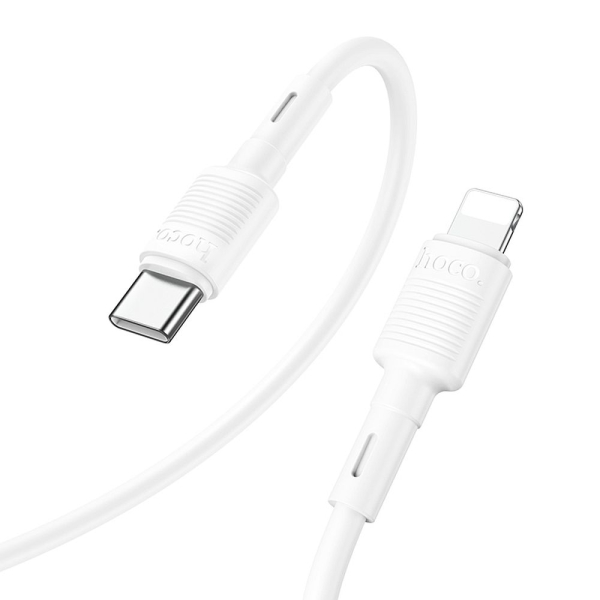 HOCO TYPE C TO LIGHTNING DATA CABLE 1m PD20W X83 white