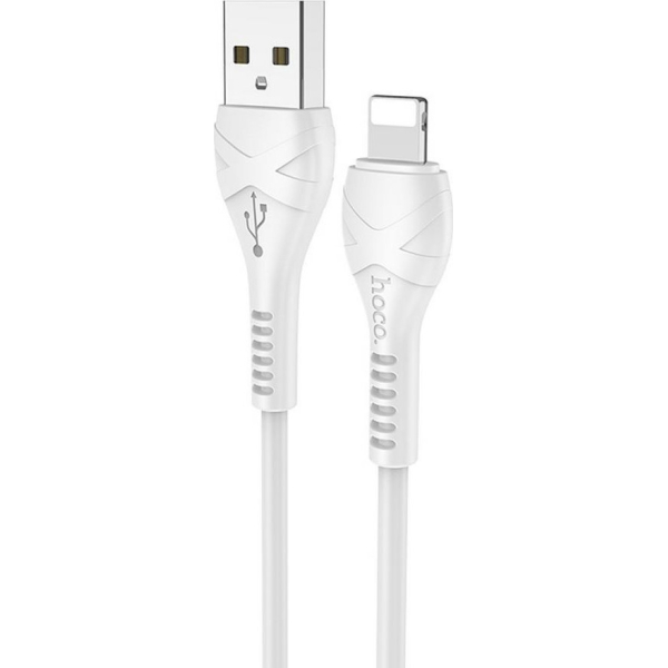 HOCO USB TO LIGHTNING DATA CABLE 1m COOL X37 white