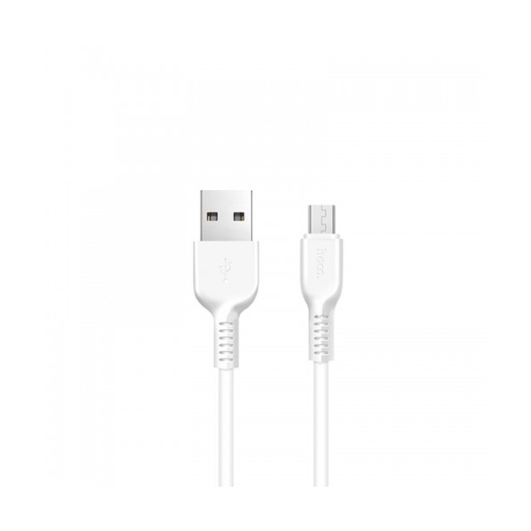 HOCO USB TO MICRO USB DATA CABLE 1m SPEED X25 white