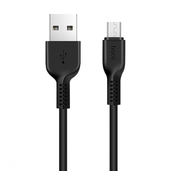 HOCO USB TO MICRO USB DATA CABLE 2m SPEED X20 black