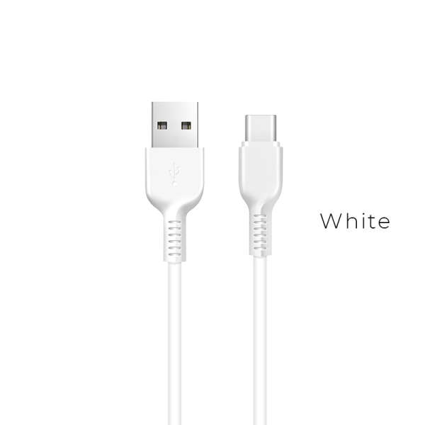 HOCO USB TO TYPE C DATA CABLE 1m SPEED X13 white
