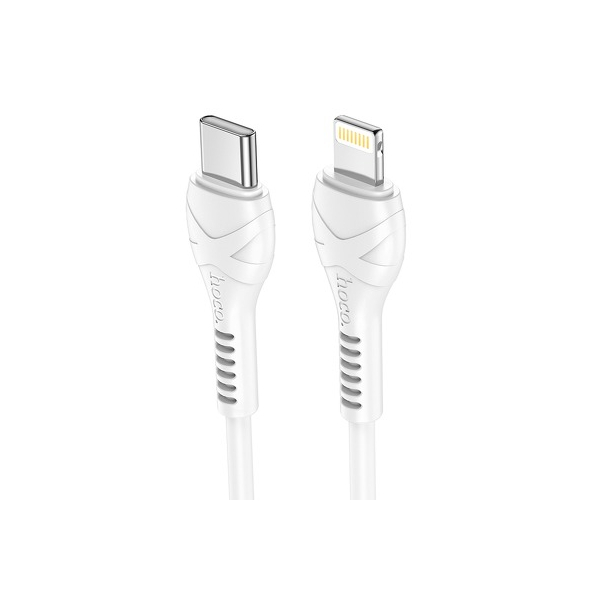 HOCO USB TYPE C TO LIGHTNING X55 DATA CABLE PD 20W 3A 1m white