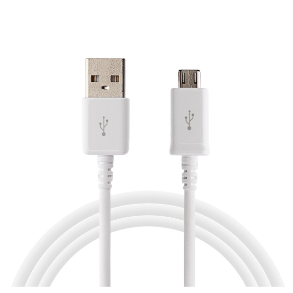 iS MICRO USB DATA CABLE white