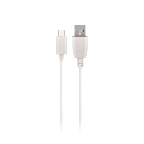 MAXLIFE USB TO MICRO USB DATA CABLE 1m 3A white