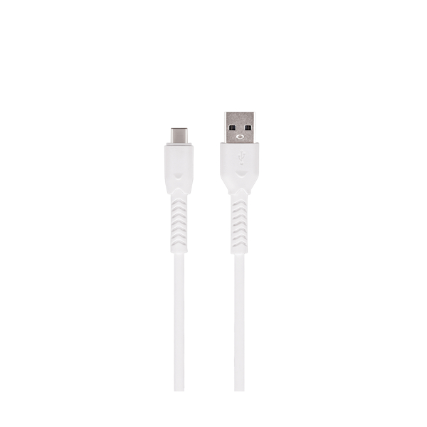 MAXLIFE USB TO TYPE C DATA CABLE 1m 3A white