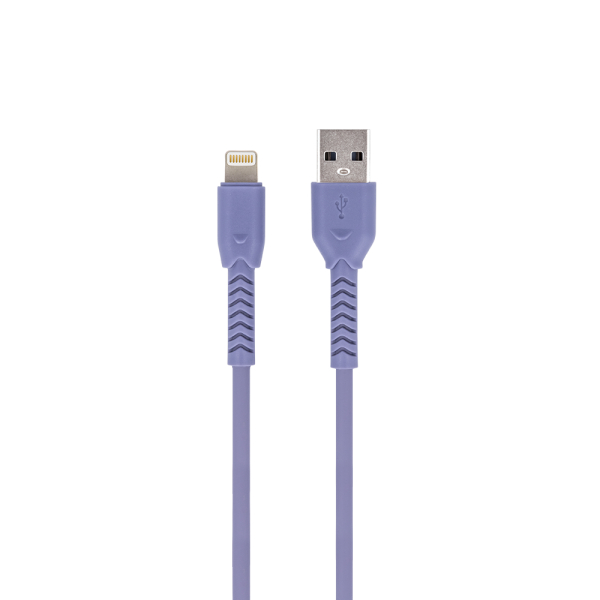 MAXLIFE USB TO LIGHTNING DATA CABLE 1m 3A purple