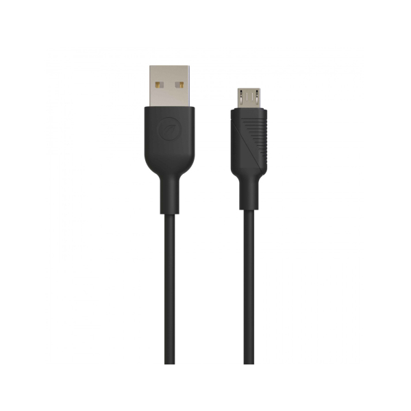 MUVIT FOR CHANGE DATA CABLE USB TO MICRO USB 2.4A 1.2m black