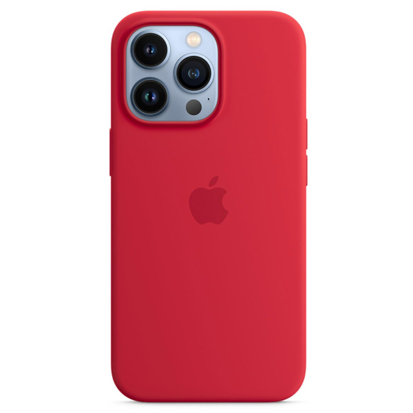 ORIGINAL APPLE SILICONE CASE MAGSAFE IPHONE 13 PRO red backcover