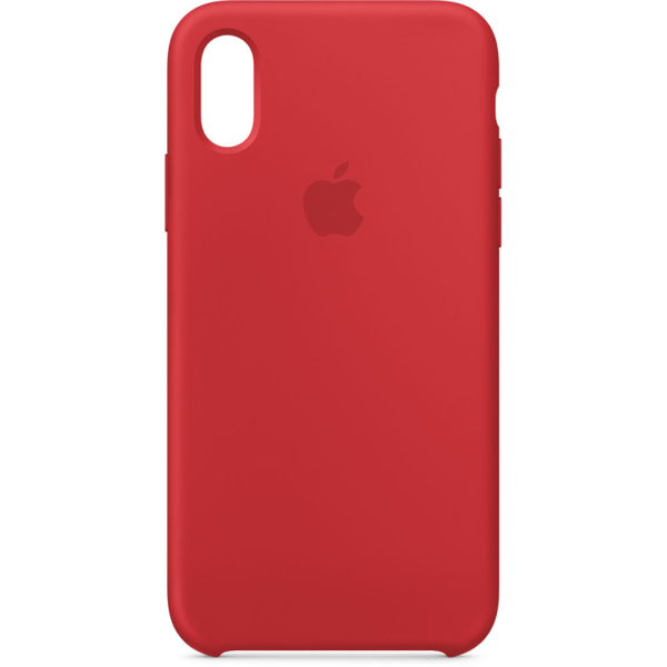 ORIGINAL APPLE SILICONE CASE IPHONE XS MAX red backcover