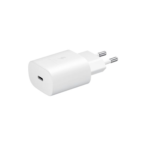 ORIGINAL SAMSUNG FAST TRAVEL CHARGER 25W PD 3.0 TYPE C white