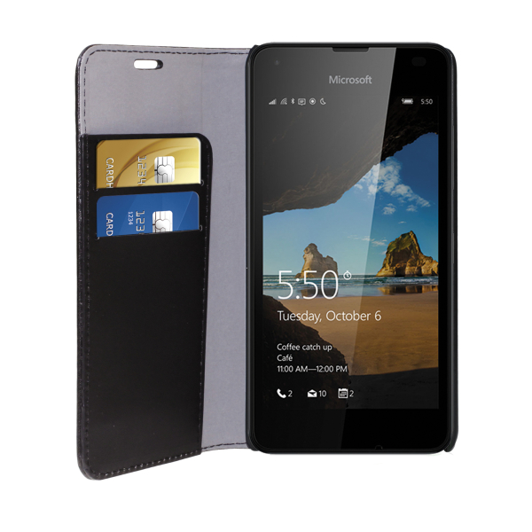 PHONIX ECO LEATHER BOOK NOKIA 550 black outlet