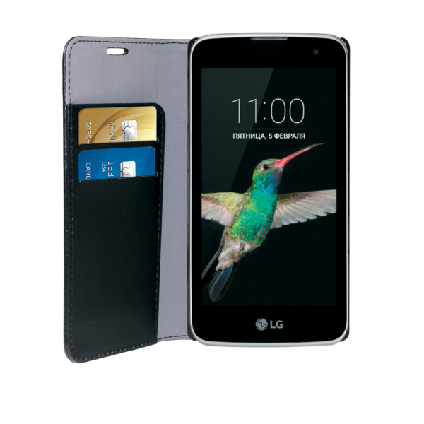 PHONIX ECO LEATHER BOOK LG K4 black outlet