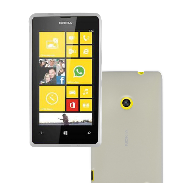 PHONIX TPU + SCREEN PROTECTOR NOKIA LUMIA 525 trans backcover outlet