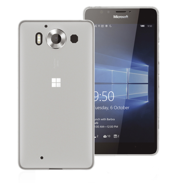 PHONIX TPU + SCREEN PROTECTOR NOKIA LUMIA 950 trans backcover outlet