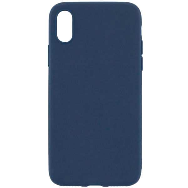 SENSO RUBBER IPHONE XS MAX blue backcover