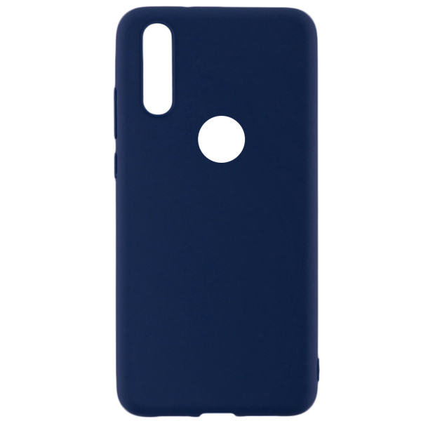 SENSO SOFT TOUCH IPHONE XS MAX blue WITH HOLE backcover