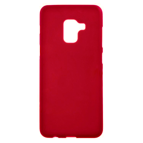 SENSO SOFT TOUCH SAMSUNG A6 2018 red backcover