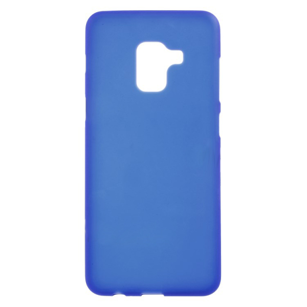SENSO SOFT TOUCH SAMSUNG A8 2018 blue backcover