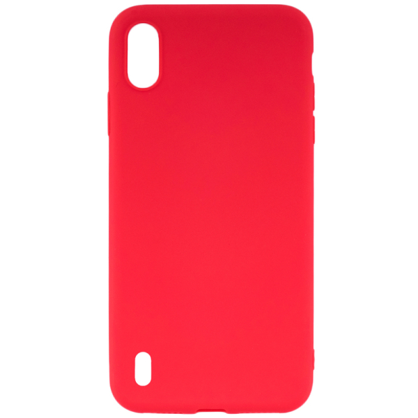 SENSO SOFT TOUCH SAMSUNG A10 red backcover