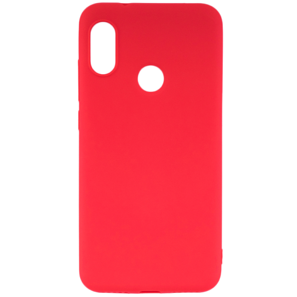 SENSO SOFT TOUCH HUAWEI Y6P red backcover