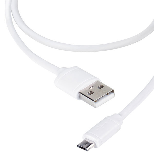 VIVANCO DATA CABLE MICRO USB 1.2m white
