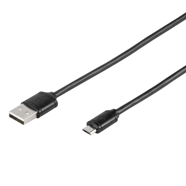 VIVANCO DATA CABLE MICRO USB 1m black